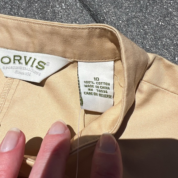 CLEARANCE NWT Women’s Size 10 Tan Orvis Safari Lightweight Button Up Jacket - Picture 3 of 11